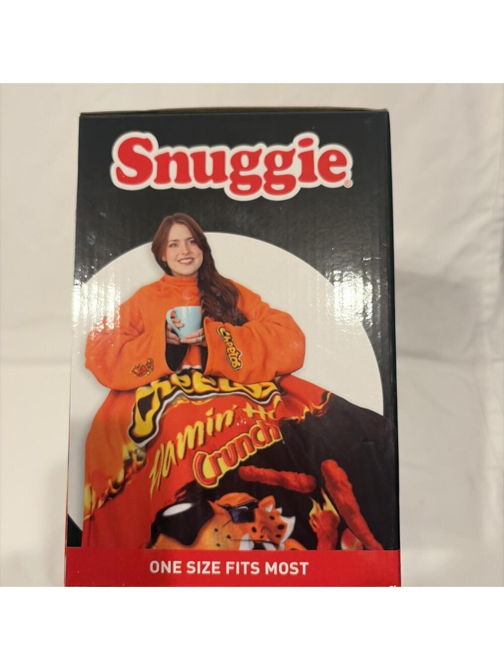 New Cheetos Flaming Hot Snuggie Blanket with Sleeves - Picture 2 of 4
